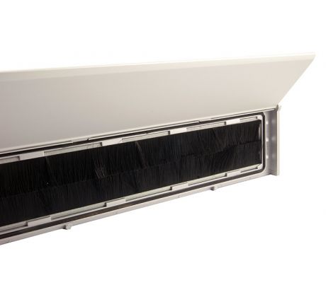 Draught Proof Letter Plate or Tidy 292mm Satin Anodised