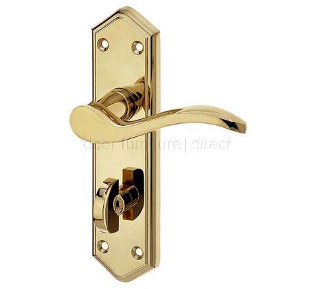 Paris Brass PVD Finish Bathroom Handles 168x47mm