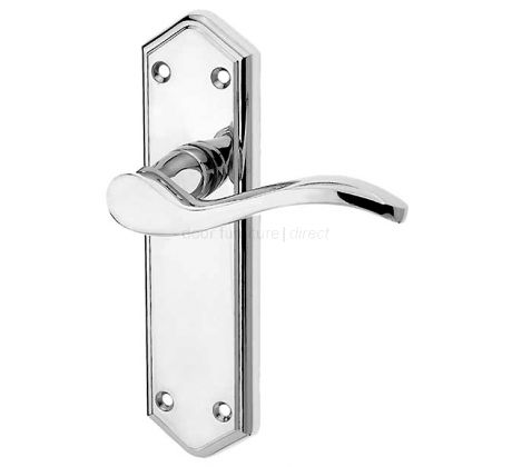Paris Polished Chrome Latch Handles 168x47mm