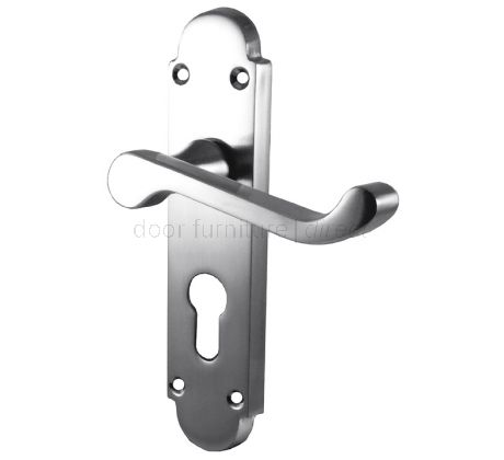 Epsom Satin Chrome EURO PROFILE Handles 169x40mm
