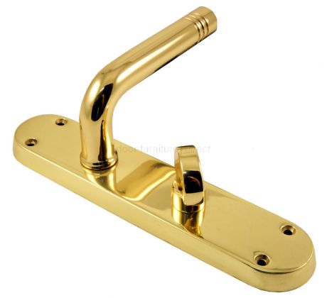 Porto Polished Brass Bathroom Handles 183x40mm