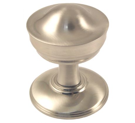 Satin Nickel Crown Mortice Door Knob Set