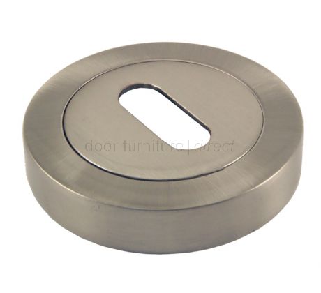 Satin Nickel key Escutcheon 50mm