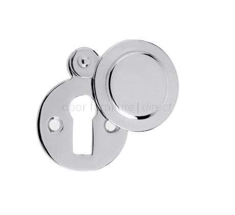 Polished Chrome Covered Escutcheon 32mm