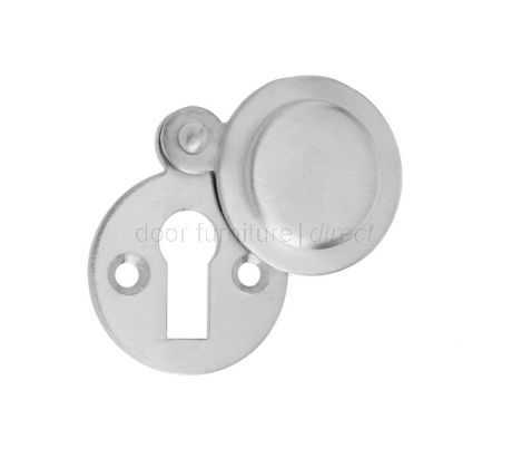 Satin Chrome Covered Escutcheon 32mm