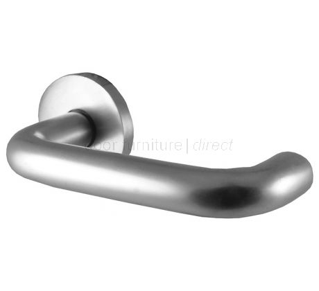 19mm Round Bar Lever Door Handles On Rose SAA