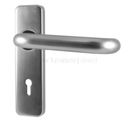 19mm Round Bar Lock Door Handles SAA