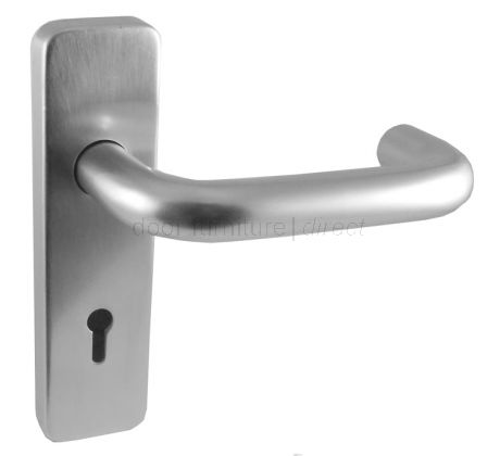 19mm Round Bar Lock Door Handles SAA