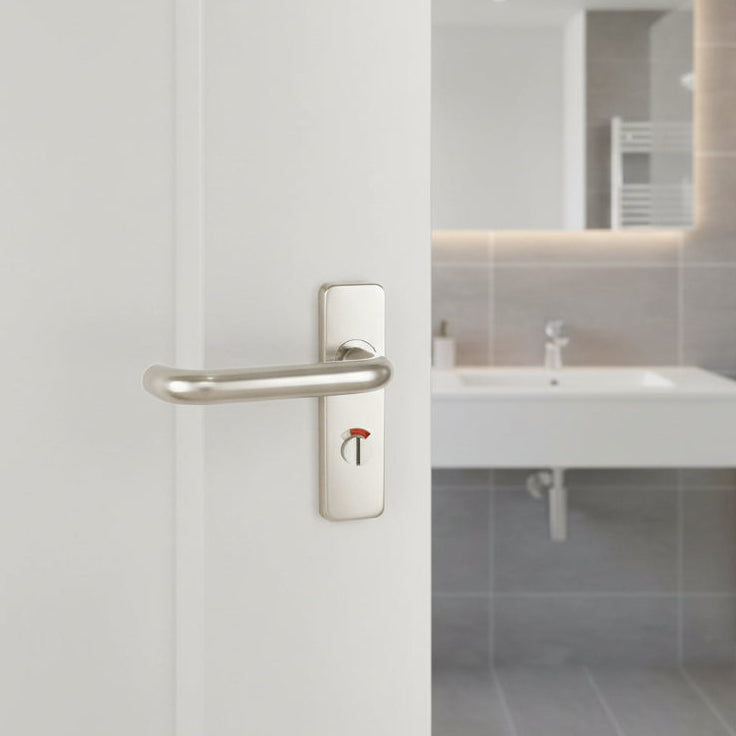 19mm Round Bar Bathroom Door Handles SAA