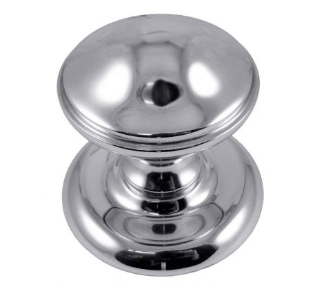 Jedo Polished Chrome Centre Door Knob 2.5in