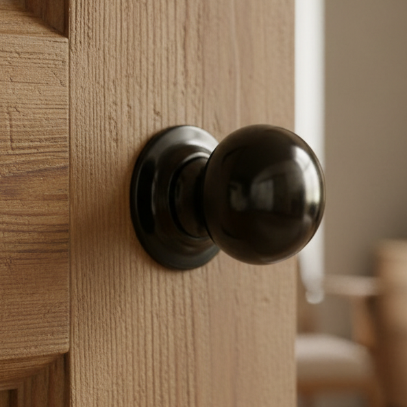 Black Mortice Door Knobs