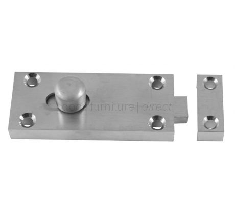 Satin Chrome Bathroom Bolt