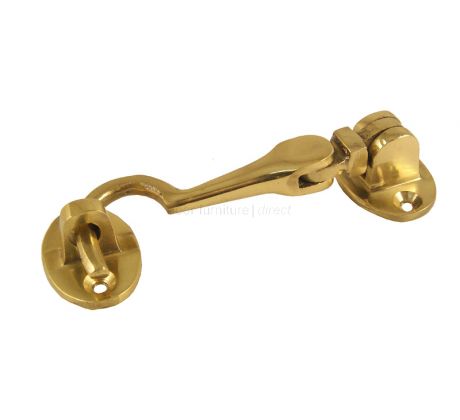 Polished Brass Victorian Cabin Hook