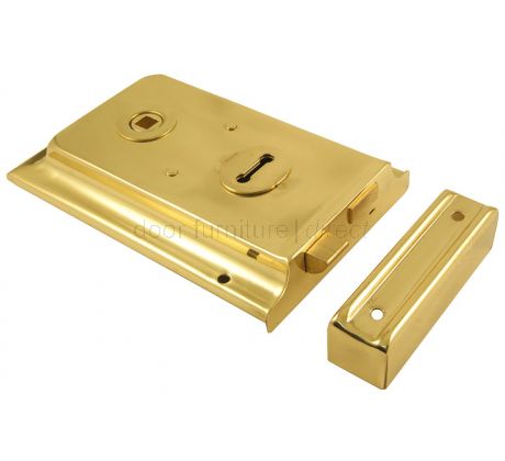 Brass Rimlock 6in x 4in