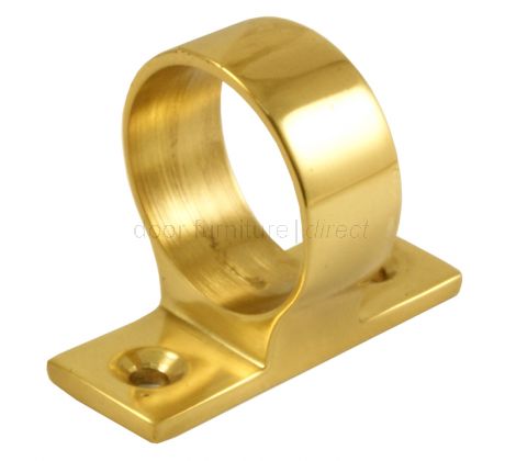 Polished Brass Window Sash Eye 25mm