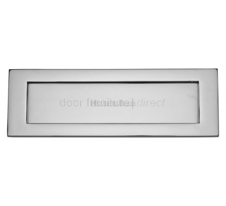 Heritage V850 Polished Chrome Letter Plate 12x4in (305x100mm)