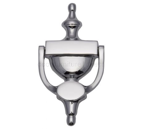 Polished Chrome Urn Front Door Knocker 8in (195mm)