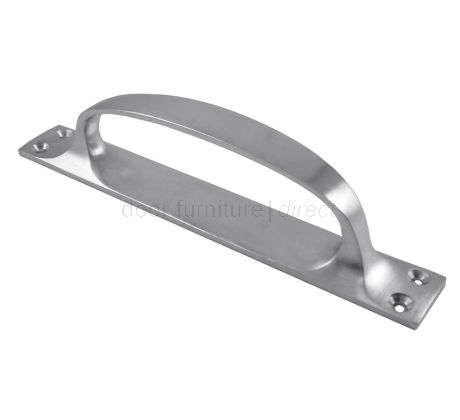 Heritage V1142 Satin Chrome Pull Handle on Plate 170x25mm