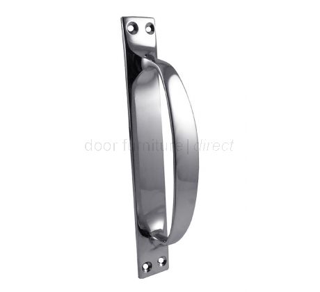 Heritage V1142 Polished Chrome Pull Handle on Plate 170x25mm