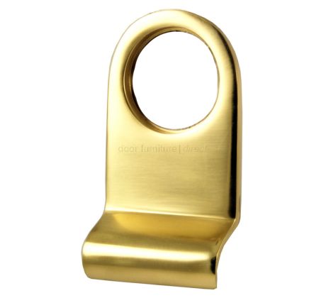 Polished Brass Radiused Cylinder Door Pull