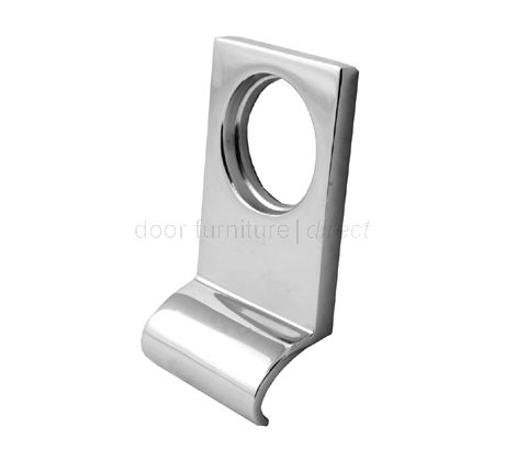 Polished Chrome Square Edge Cylinder Door Pull