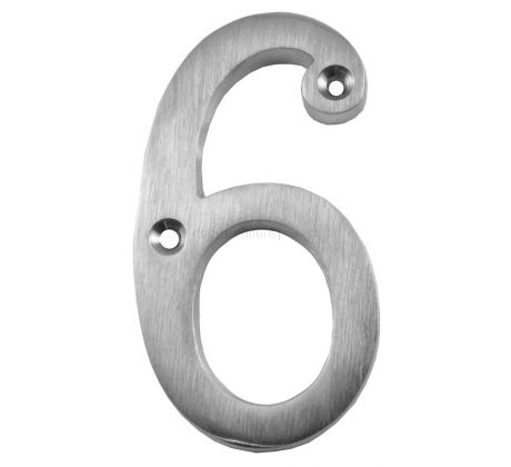 Satin Chrome Screw Fix Door Numbers 0-9 76mm C1560