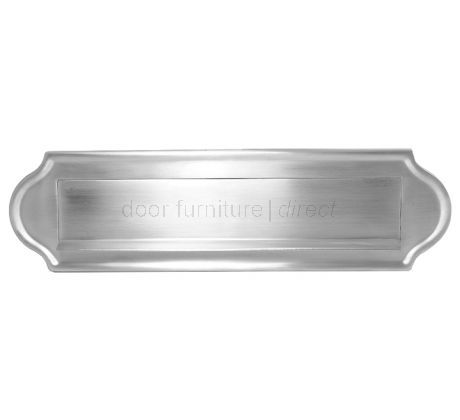 Satin Chrome Lift Up Gravity Flap Letter Box 11x3in (280x78mm)