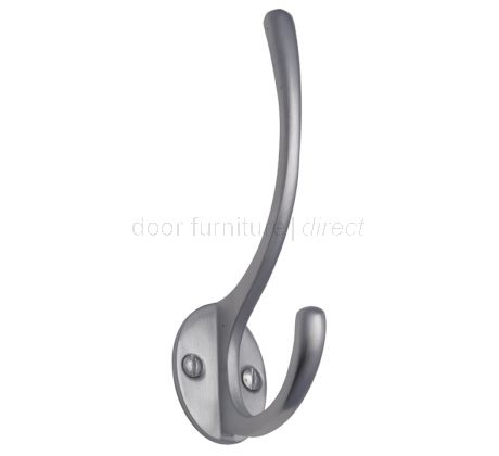 Satin Chrome Hat and Coat Hook