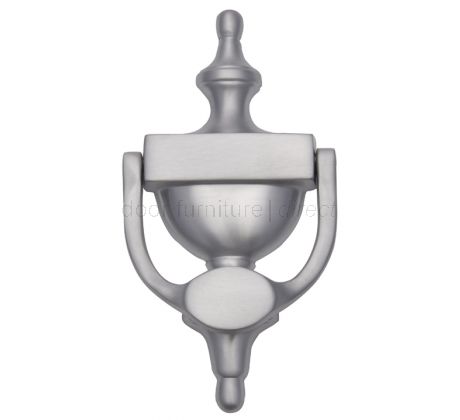 Satin Chrome Urn Front Door Knocker 8in (195mm)