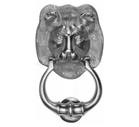 Heritage K1210 Satin Chrome Large Lion Knocker