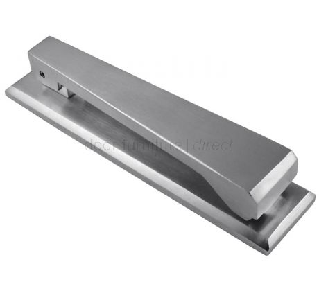 Heritage Satin Chrome Contemporary Door Knocker