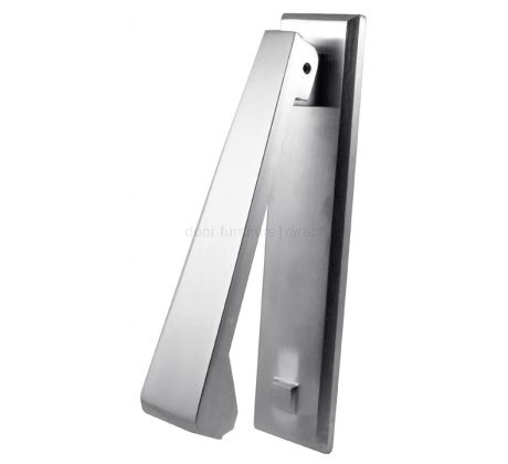 Heritage Satin Chrome Contemporary Door Knocker
