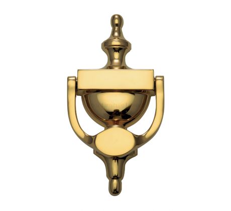 Polished Brass Urn Front Door Knocker 6in (152mm)