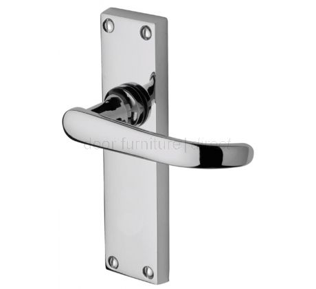 Avon Straight Lever Polished Chrome Latch Door Handle Set