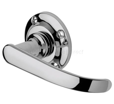 Avon Polished Chrome Straight Lever on Rose Set