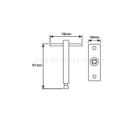 Rim Budget Lock with Key