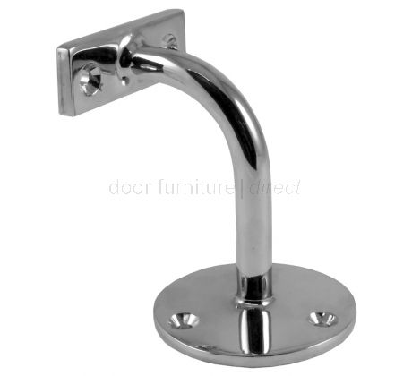 Polished Chrome on Zinc Alloy Handrail Bracket