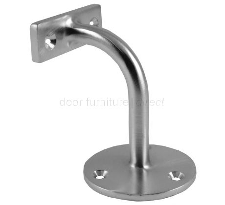 Satin Chrome on Zinc Alloy Handrail Bracket