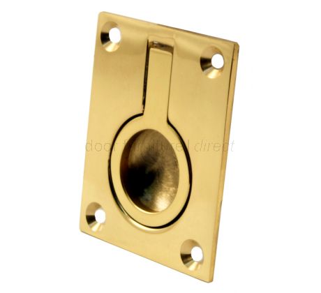 Brass Flush Ring 38x50mm