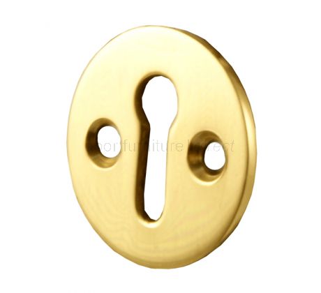 Polished Brass Plain Escutcheon 32mm