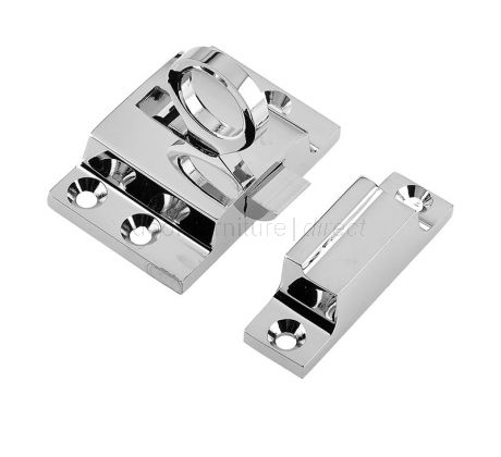 Polished Chrome Ring Pull Window Fanlight Catch