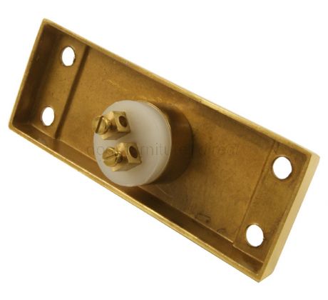 Polished Brass Bell Push 80x30mm