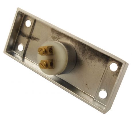 Satin Chrome Bell Push 80x30mm