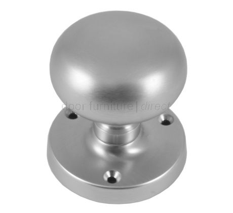 Satin Chrome Mortice Door Knobs