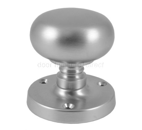 Satin Chrome Mortice Door Knobs