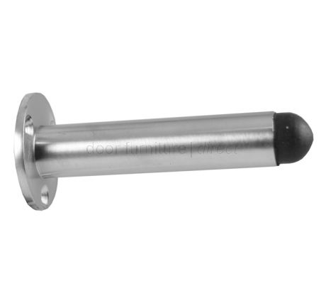 Satin Chrome Projecting Door Stop 75mm