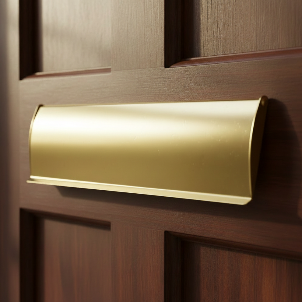 Brass Letter Tidy 300 x 95mm