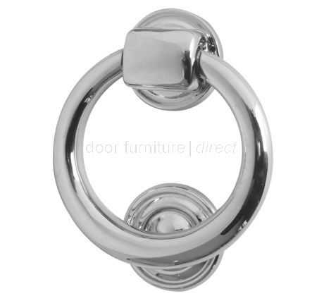 Chrome Ring Door Knocker 105mm