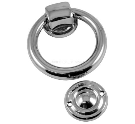 Chrome Ring Door Knocker 105mm