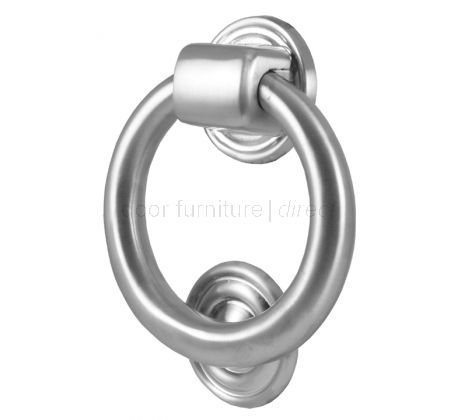 Satin Chrome Ring Door Knocker 105mm JV37NSC